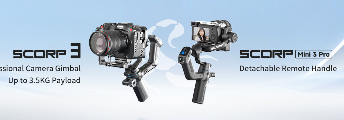 SCORP Mini 3 Pro vs. SCORP 3 — Which Gimbal is Best for Content Creators?