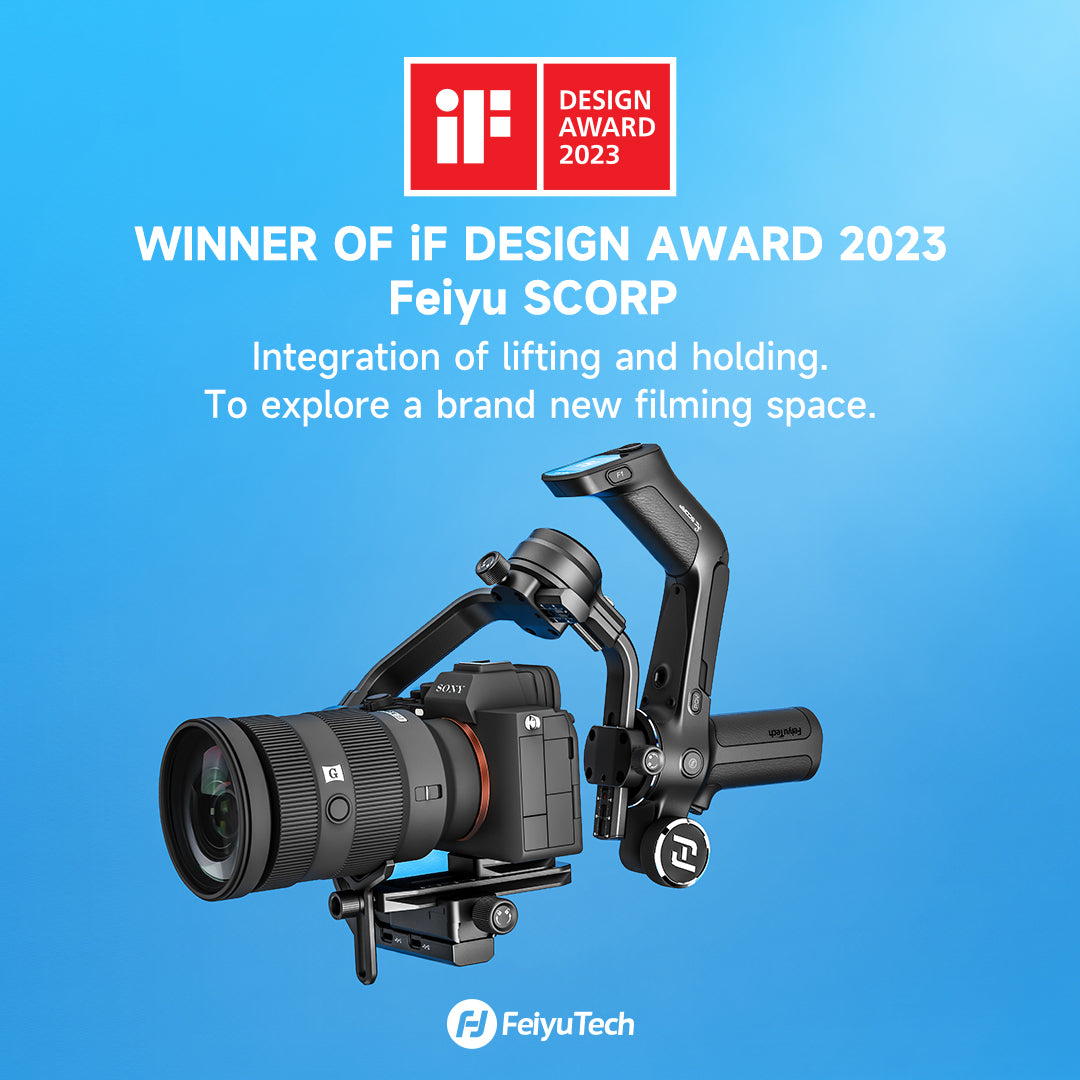 FeiyuTech SCORP Design Won the iF DESIGN AWARD 2023!