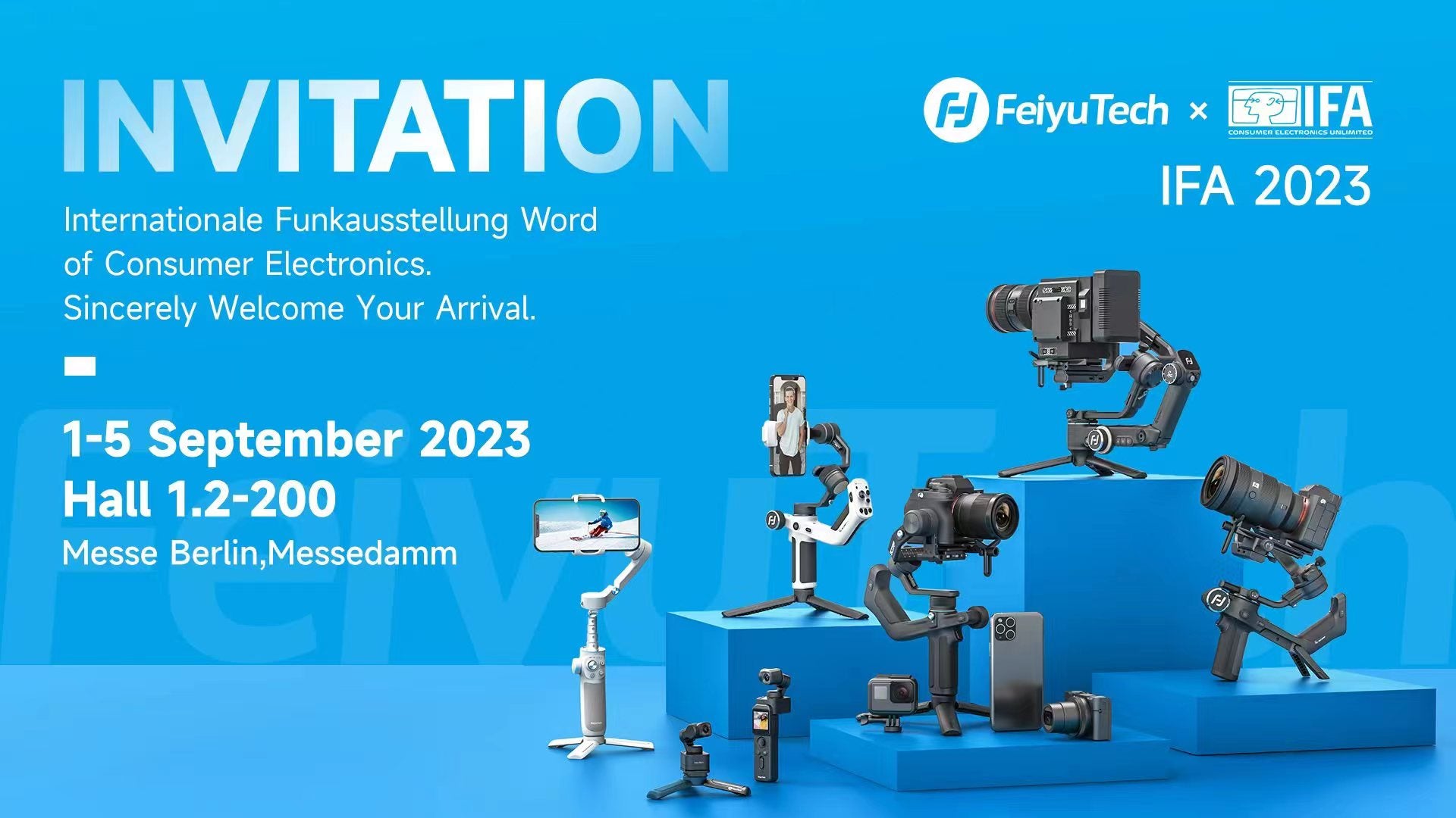 Unveiling Innovation: FeiyuTech at 2023 IFA Exhibition