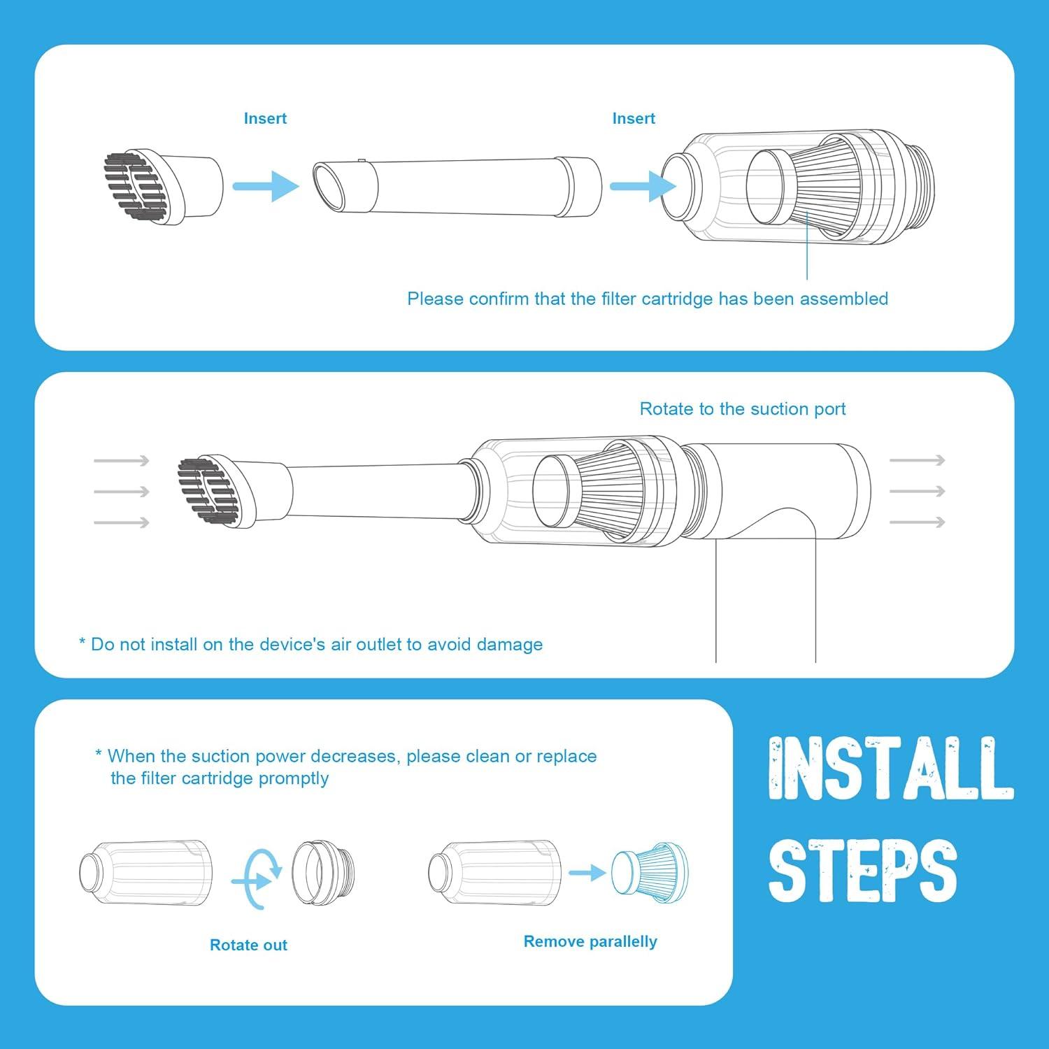 KiCA Vacuum Accessories for JetFan 2/2S