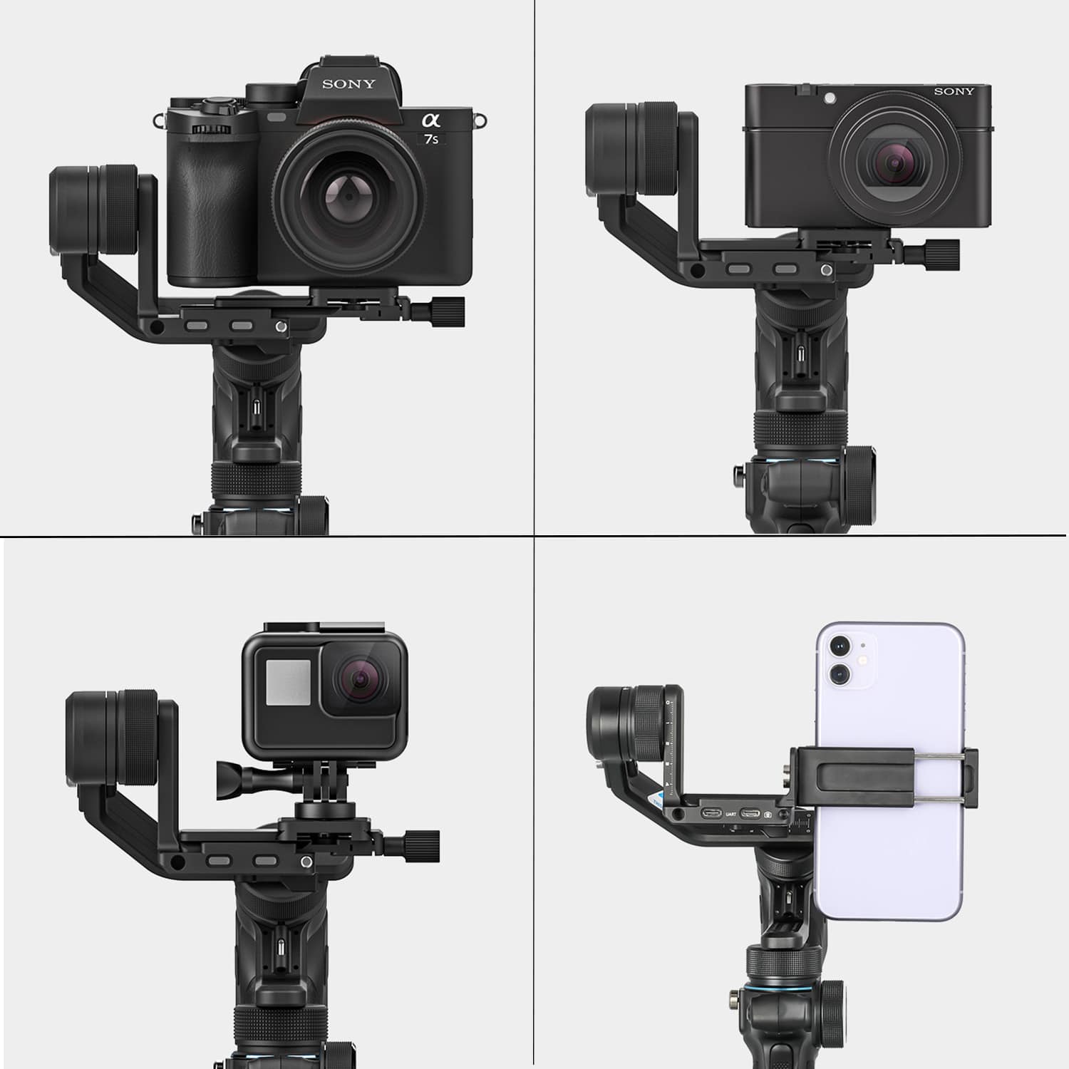 FeiyuModule SCORP-Stabilisateur de détermination à 3 axes, pour appareil  photo reflex numérique et sans miroir, écran tactile 1.3 pouces, compatible  avec Sony IL Panasonic Nikon Fuji - AliExpress