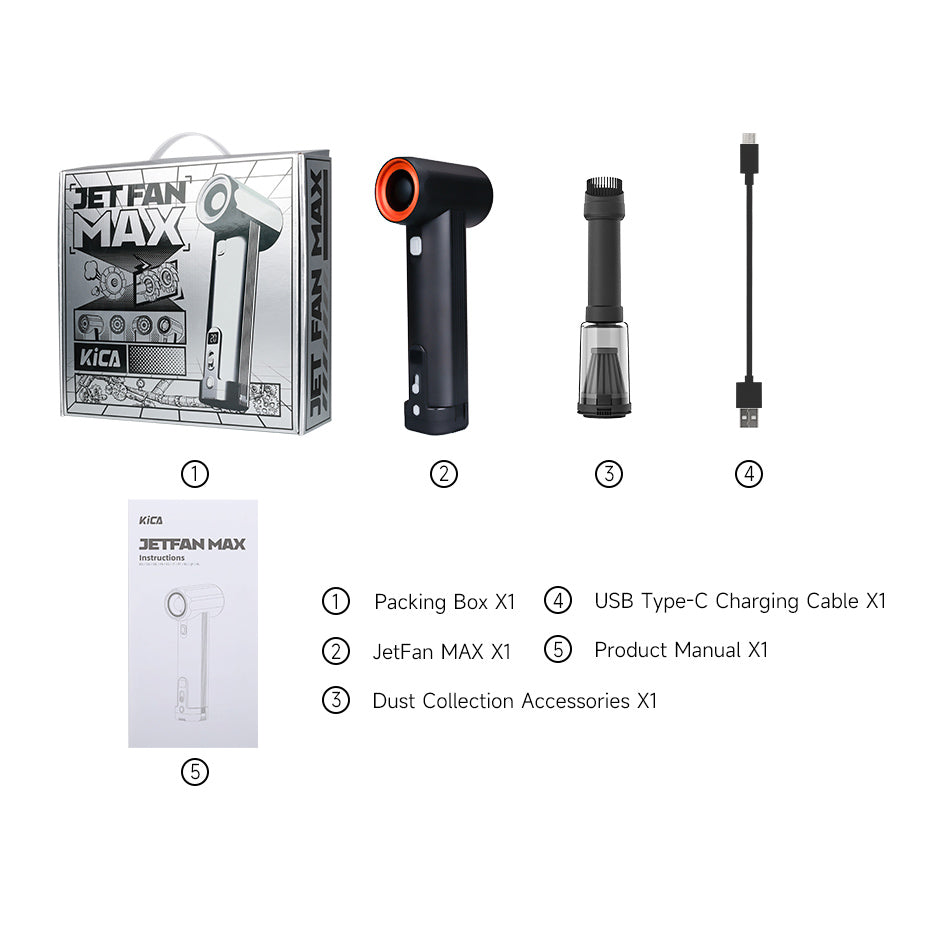 KiCA Jet Fan MAX | Car Dryer Turbo Air Blower – FeiyuTech