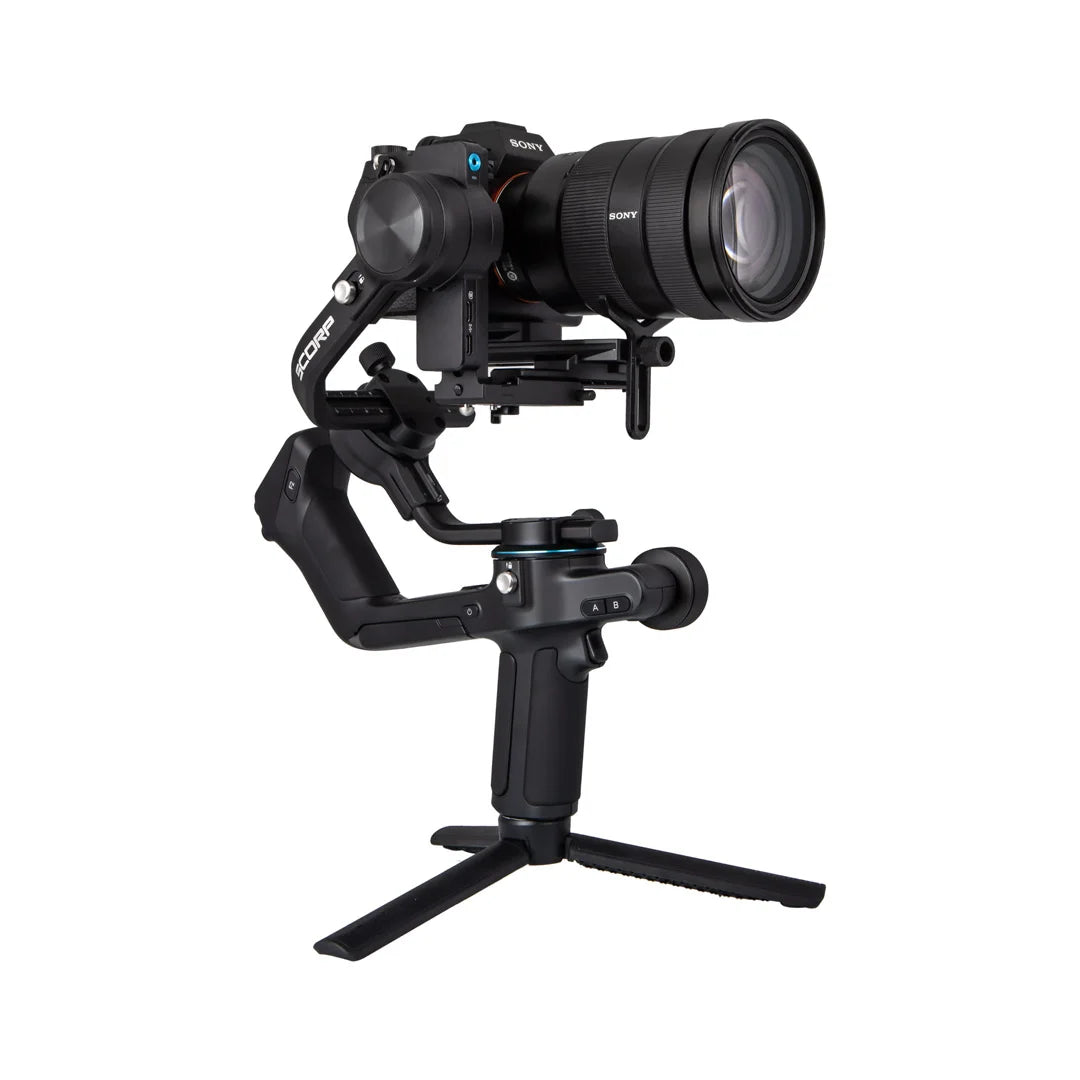 FeiyuTech SCORP 2 Gimbal Stabilizer for DSLR and Mirrorless Camera, Integrated Al Tracking Sensor, 3-Axis Camera Stabilizer for Sony Canon Panasonic Nikon, 2.5kg Payload Touch Screen Vertical Shooting