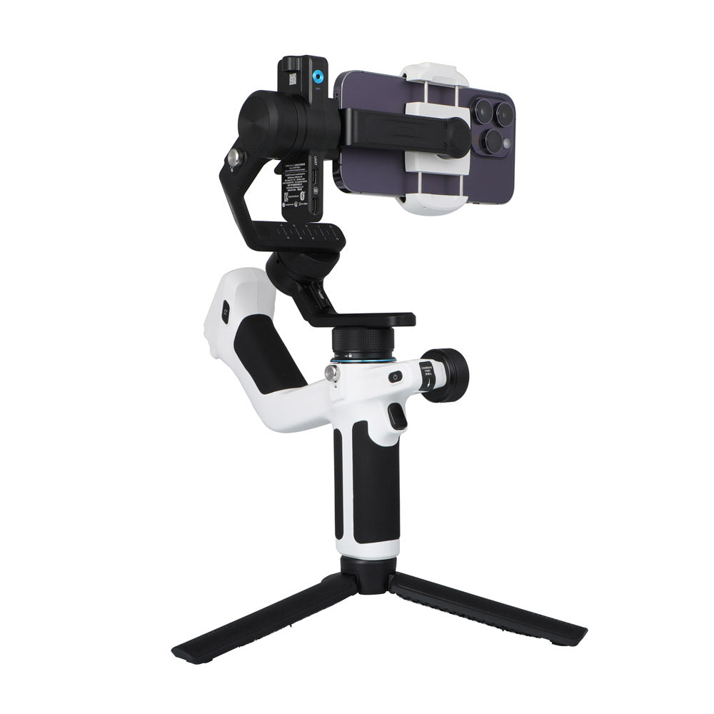 Stabilisateur Caméra FeiyuTech SCORP Mini 2 - 3 Axes, Suivi IA, écran Tactile OLED, Charge Utile 1,2 Kg, Compatible Smartphones, Appareils Photo, GoPro