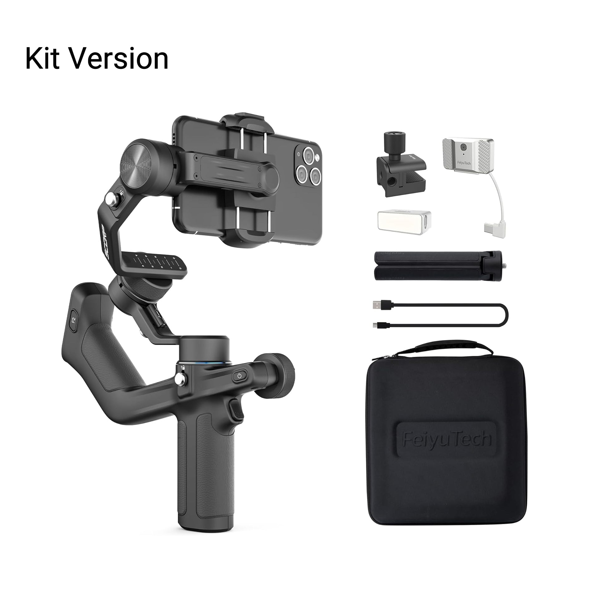 SCORP-Mini P 3-Achsen Leichter und einfach zu steuernder Smartphone-Gimbal-Stabilisator