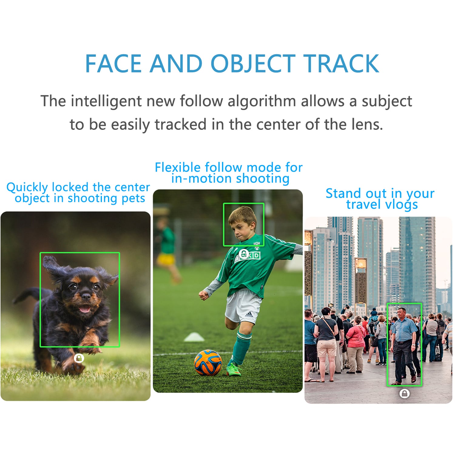 vimble 3 face and object tracking function