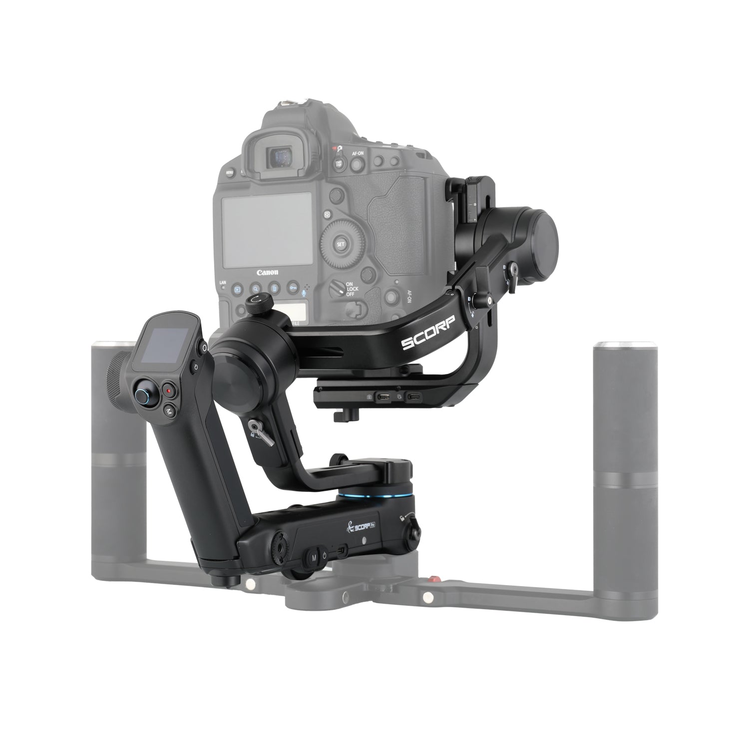 (überholt) SCORP Pro Abnehmbarer 3-Achsen-Profi-Gimbal-Stabilisator für spiegellose DSLR-Kamera