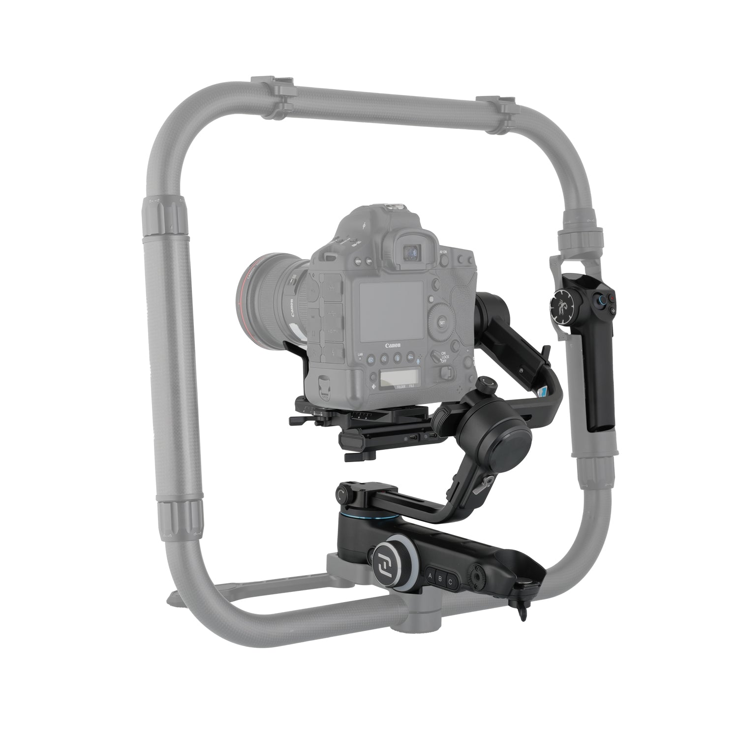 (Remis à neuf) SCORP Pro Stabilisateur de cardan professionnel détachable à 3 axes pour appareil photo reflex numérique sans miroir