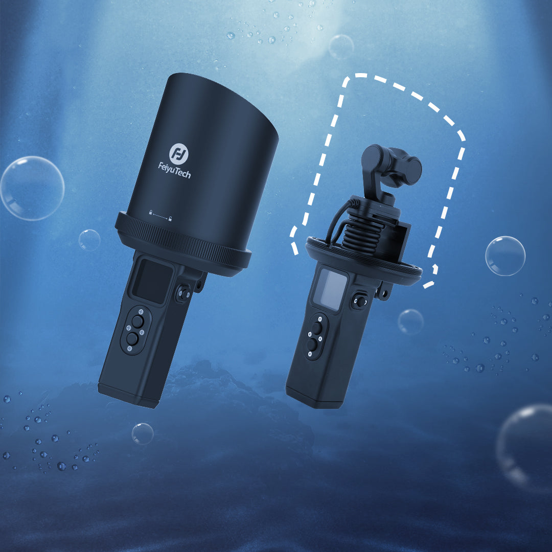 Boîtier étanche de plongée sous-marine pour Feiyu Pocket 2S 