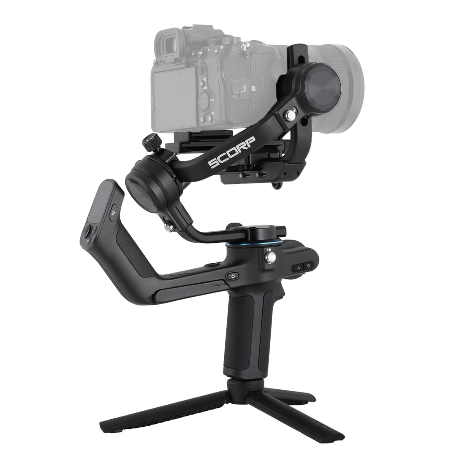 SCORP OLED Touch Screen Control 3-Axis Handheld Gimbal Stabilizer for DSLR Mirrorless Camera