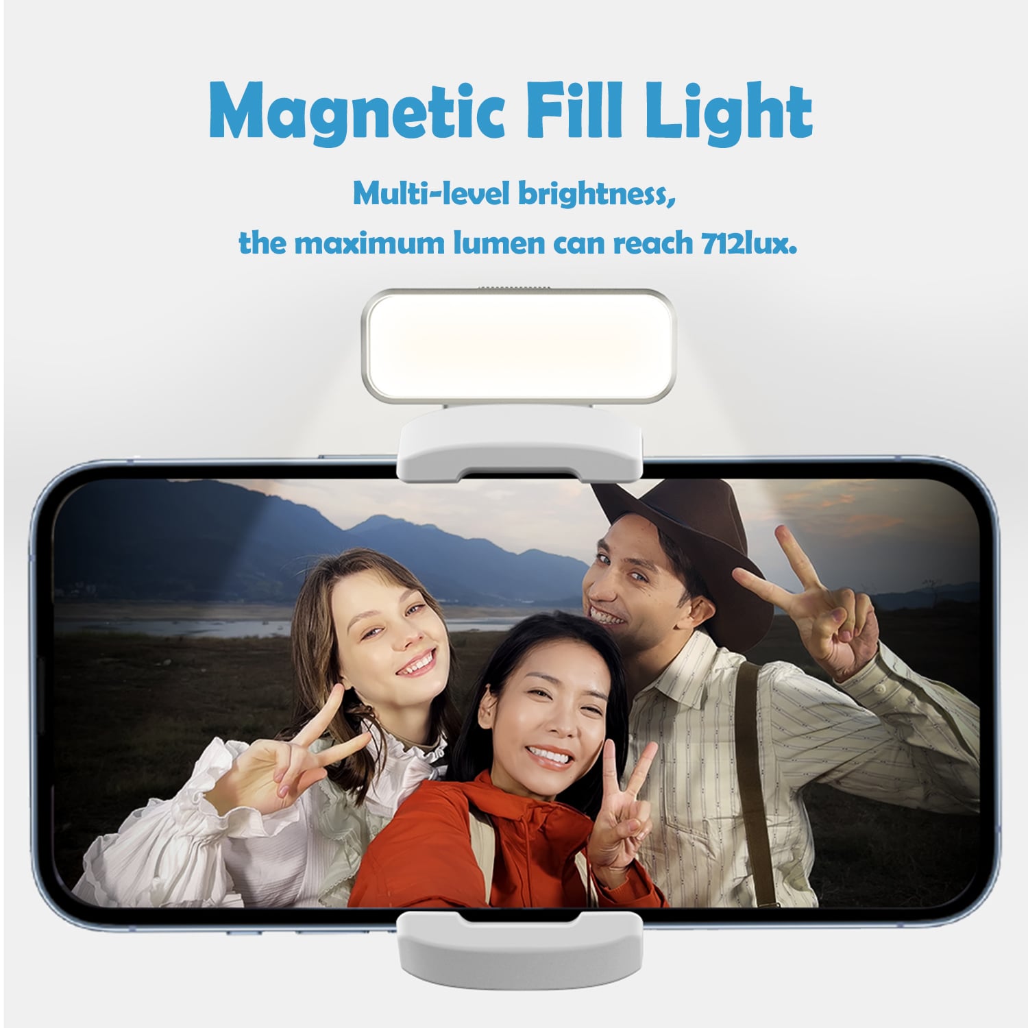 Lumière de remplissage magnétique filaire avec luminosité réglable et température de couleur originale pour Vimble 3/Vimble 3SE 