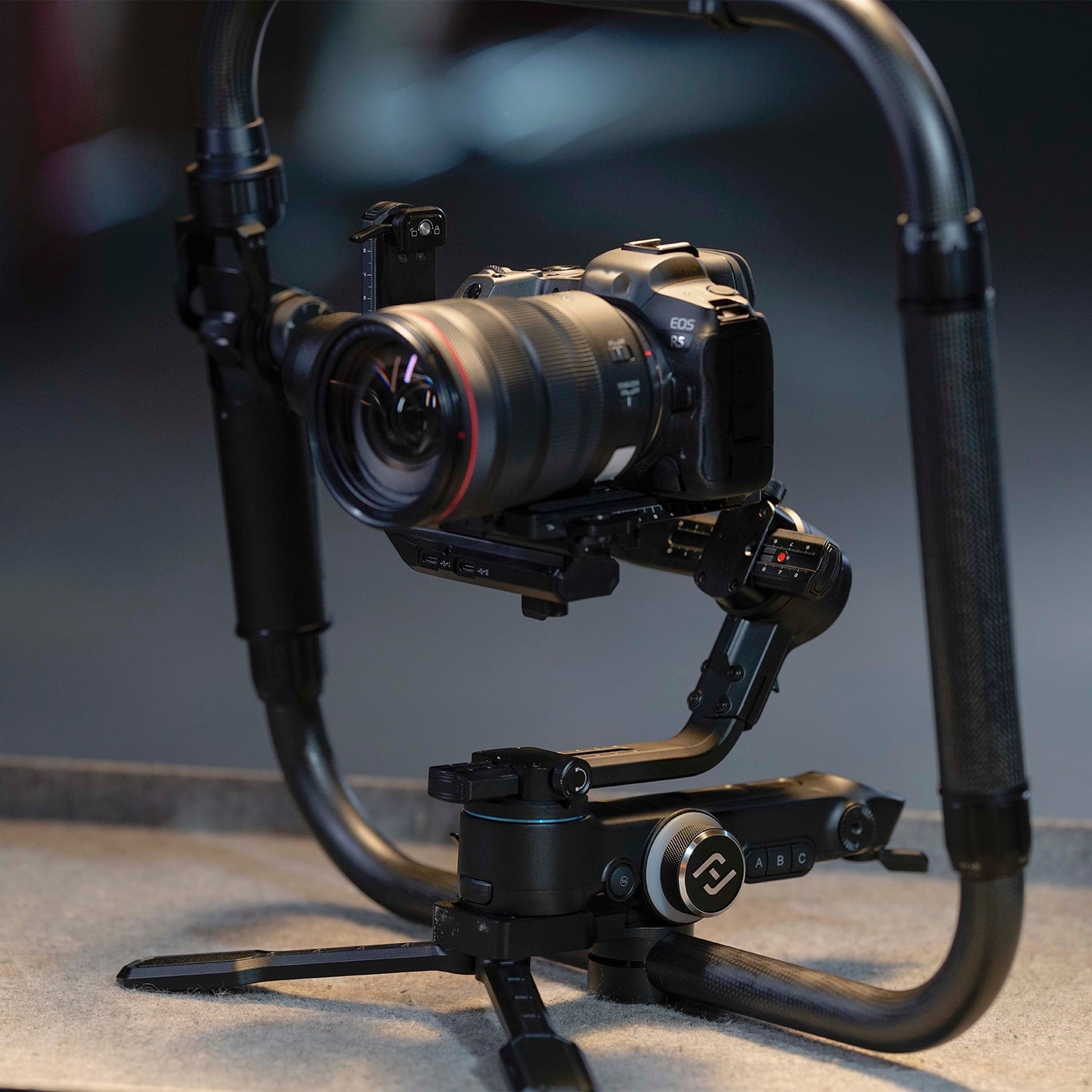 Carbon Fiber Dual Handle Grip Cage Kit for SCORP Pro Gimbal | FeiyuTech